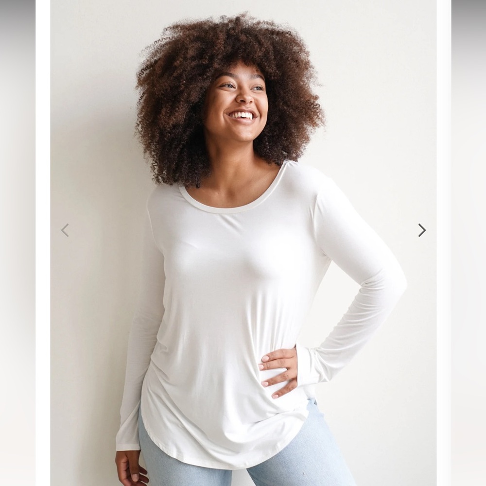 CJLA favorite scoop neck long sleeve